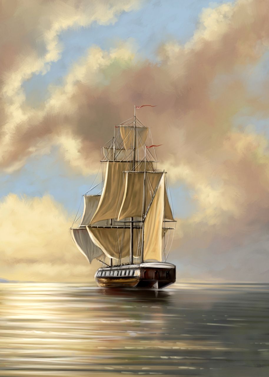 Лодки в море 004