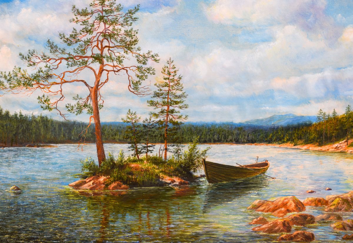 Лодки в море 007