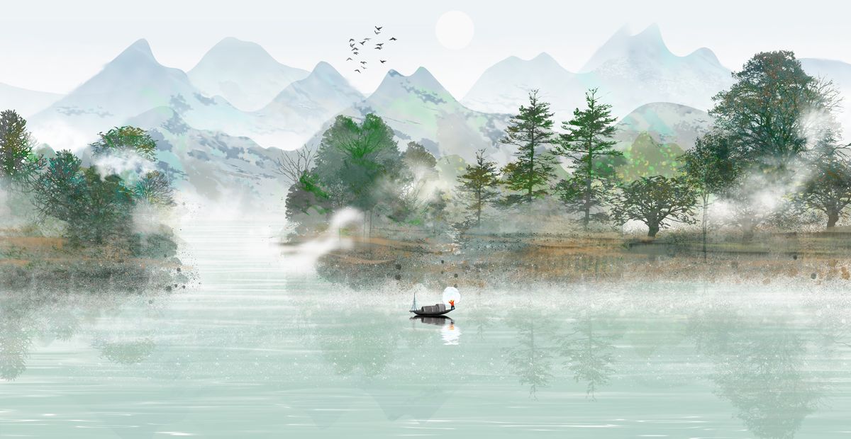 Лодки в море 011