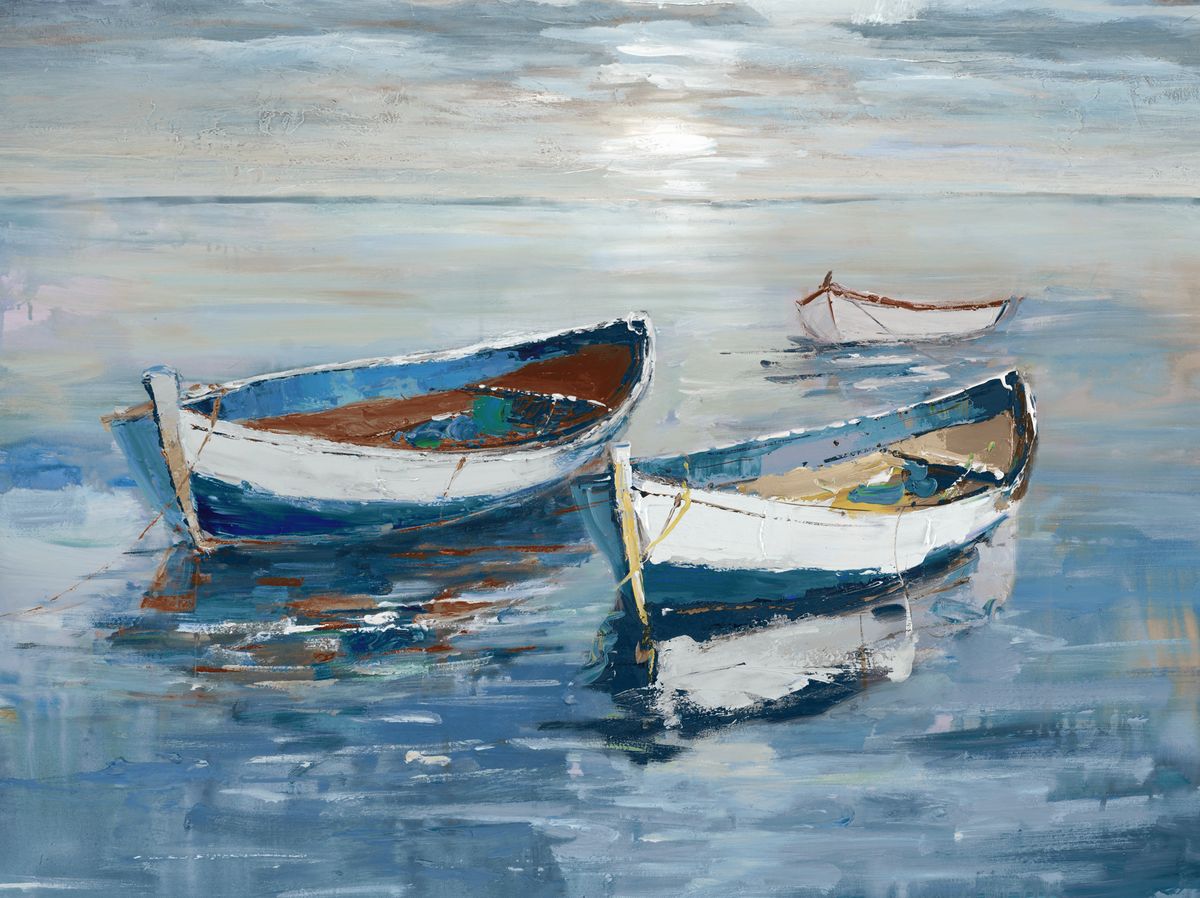 Лодки в море 023