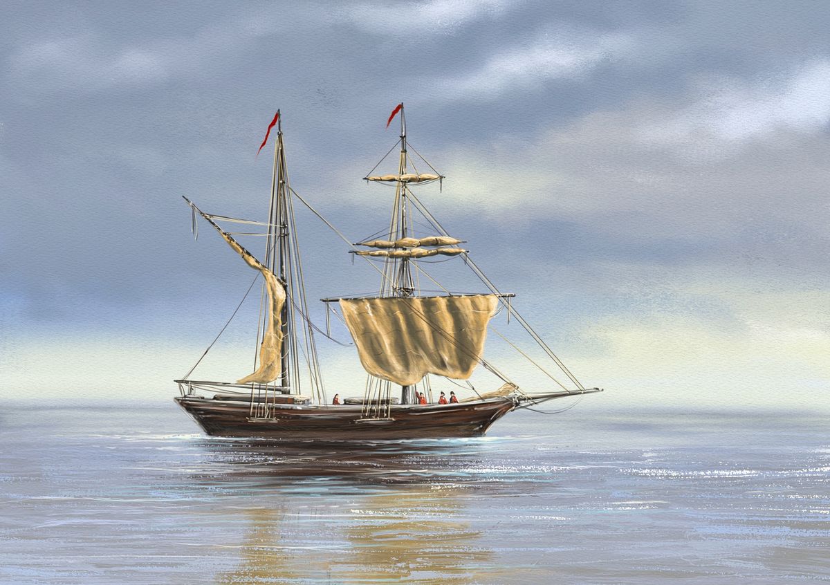 Лодки в море 033