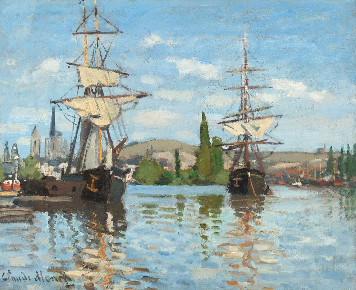 Лодки в море 034