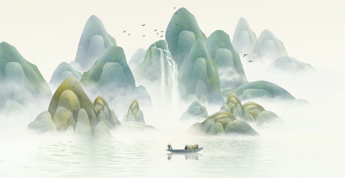 Лодки в море 035